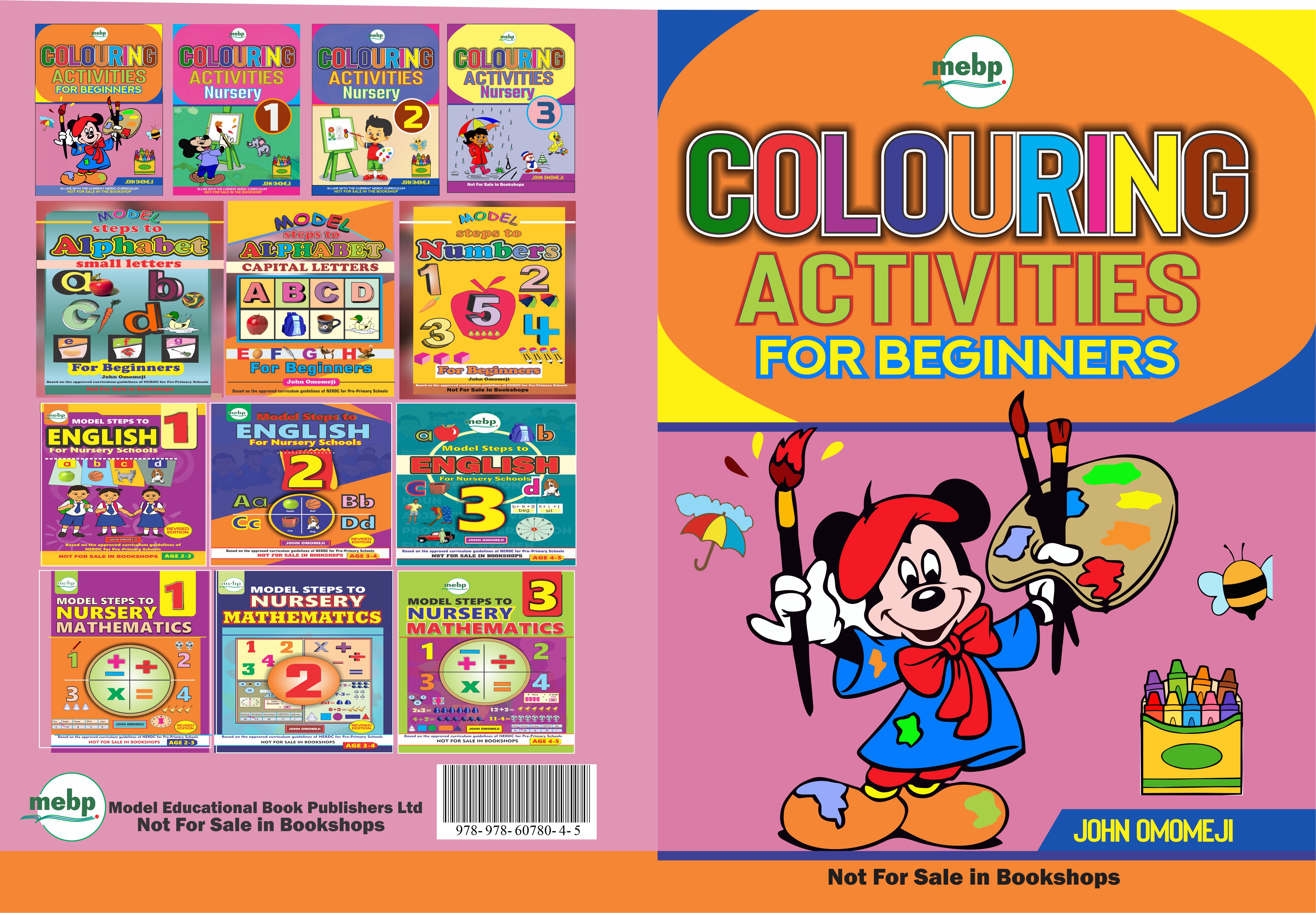 COLOURING ACTIVITIES FOR BEGINNERS