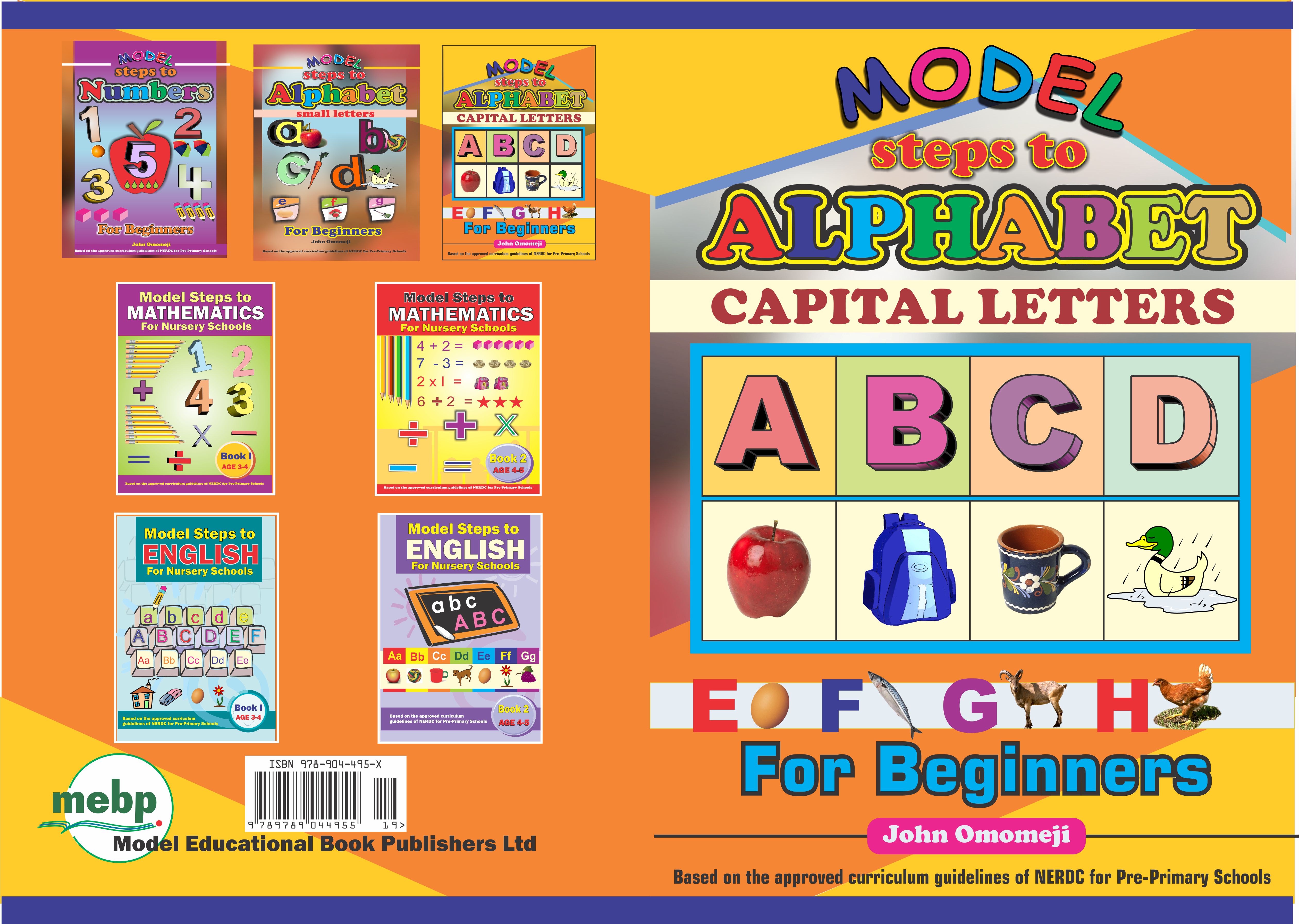 MODEL steps to ALPHABET CAPITAL LETTERS For Beginners
