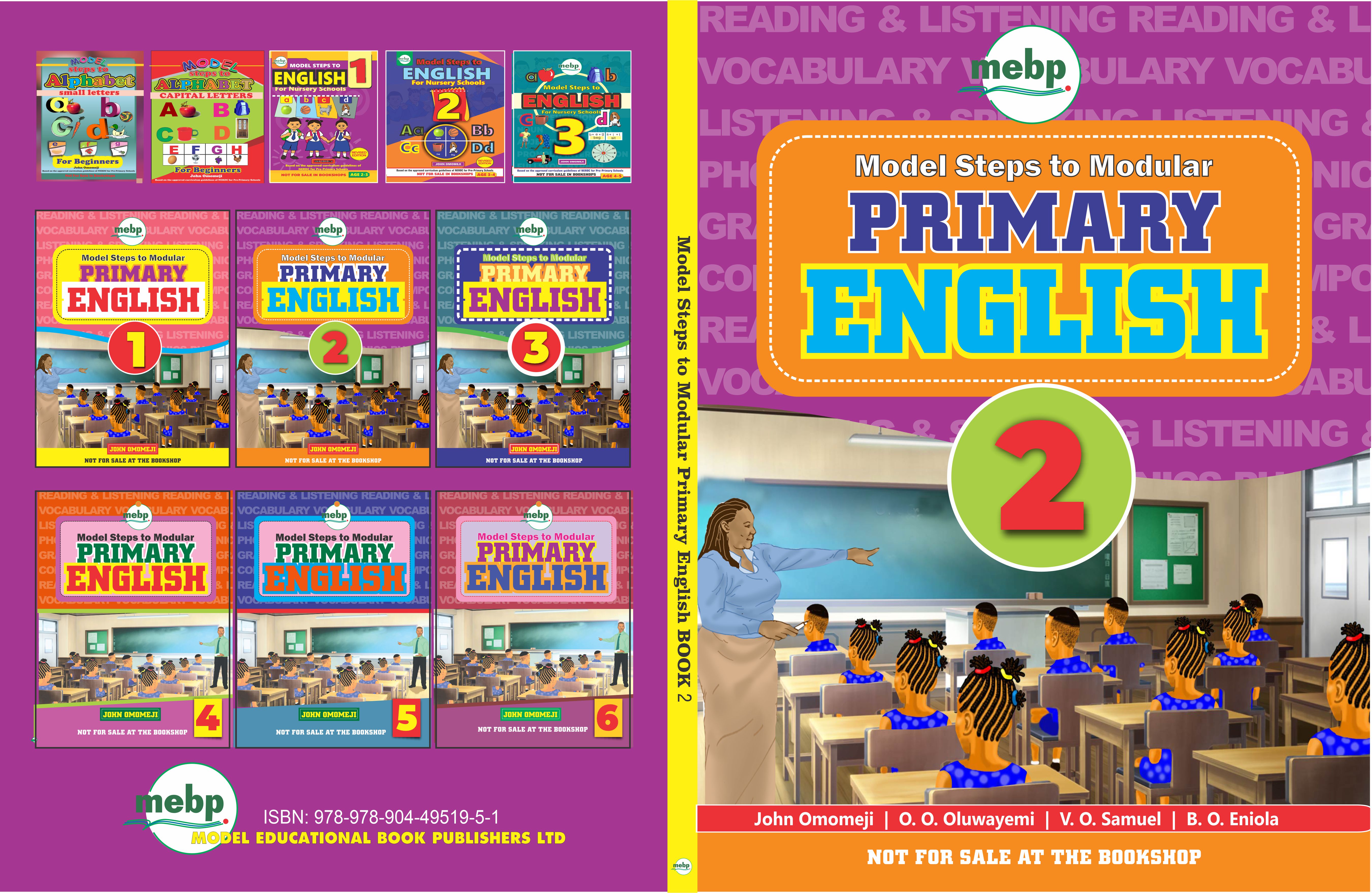 Model Steps to Modular PRIMARY ENGLISH 2