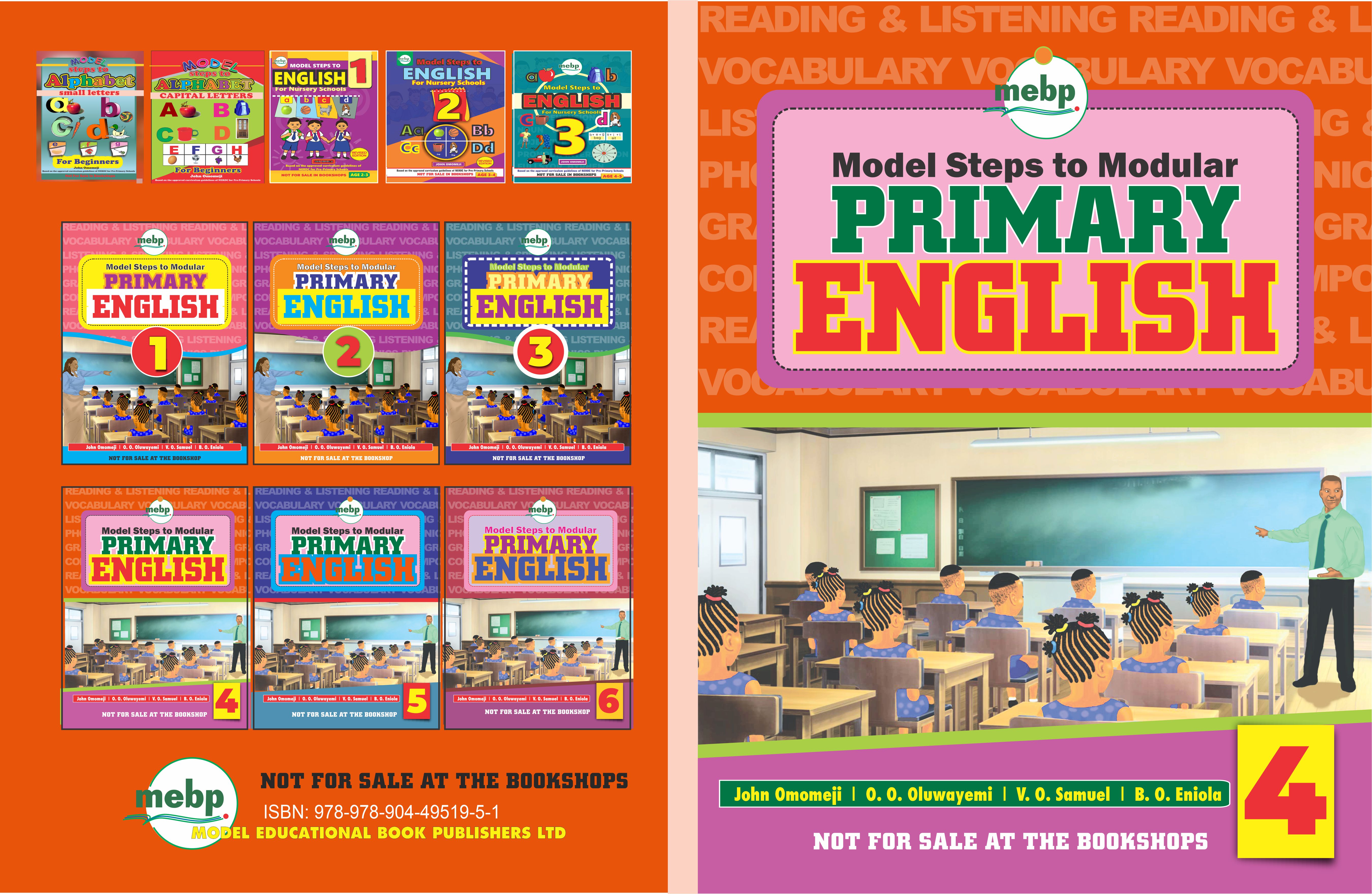 Model Steps to Modular PRIMARY ENGLISH 4