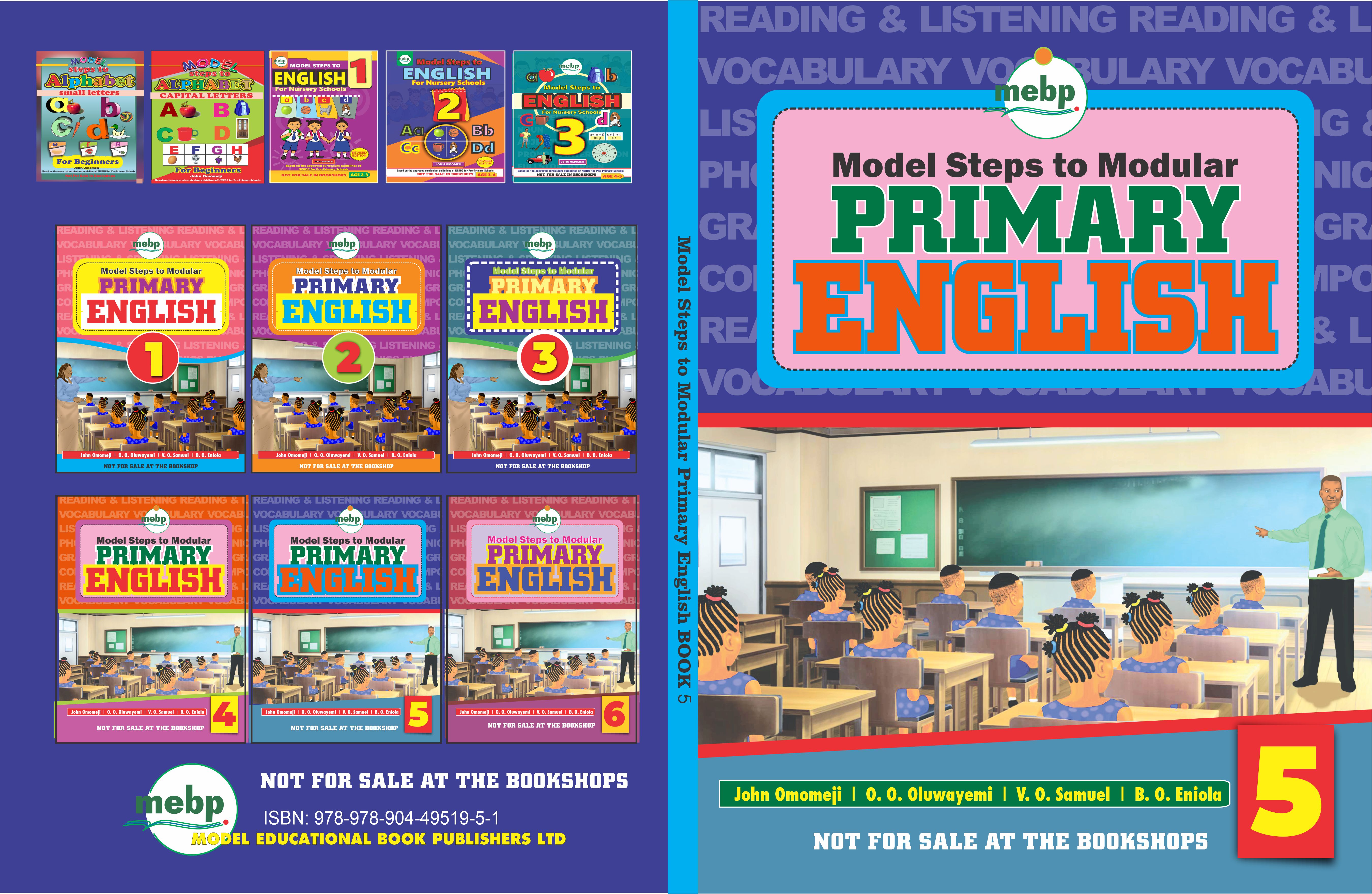 Model Steps to Modular PRIMARY ENGLISH 5