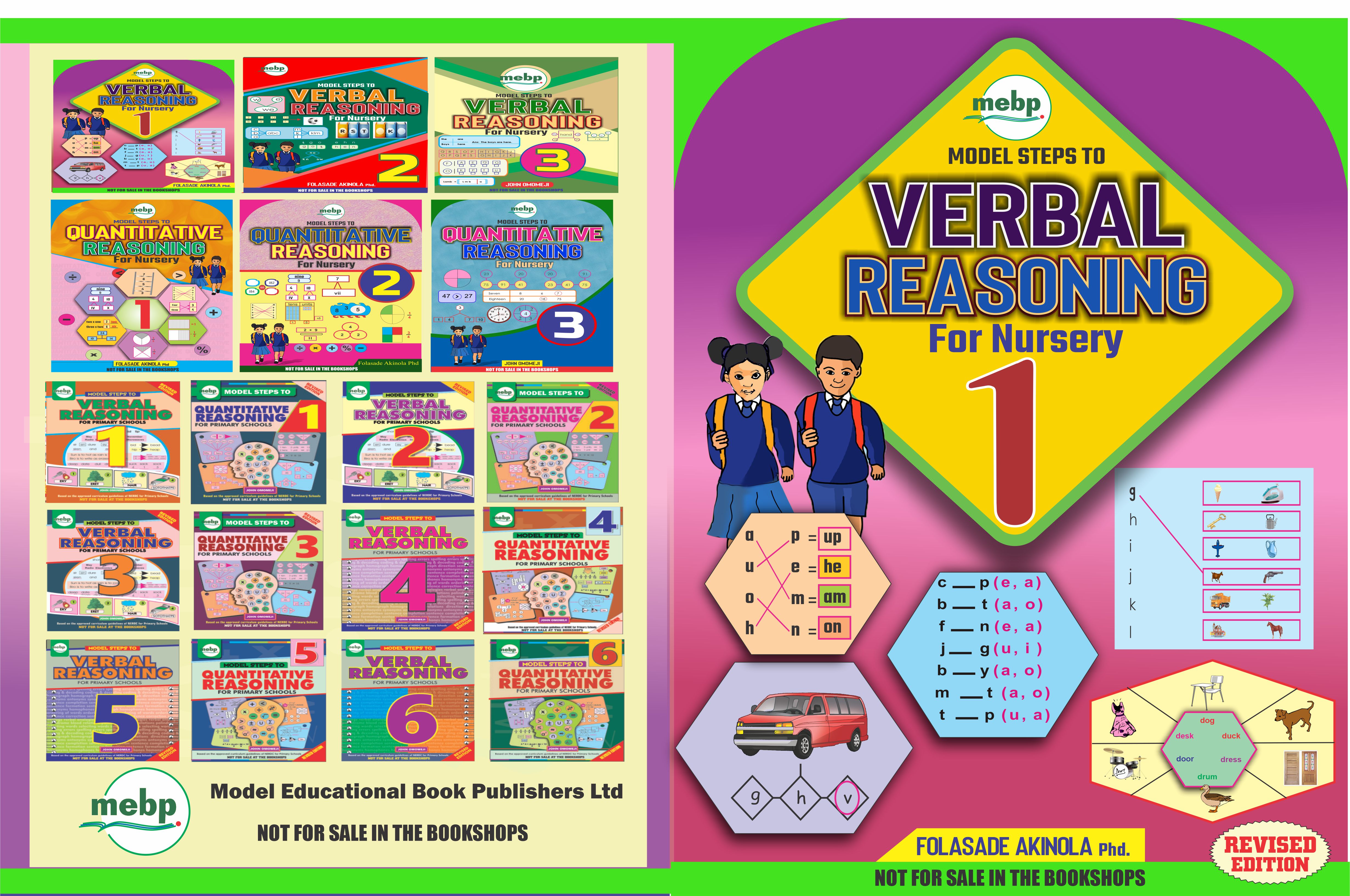 MODEL STEPS TO VERBAL REASONING For Nursery 1