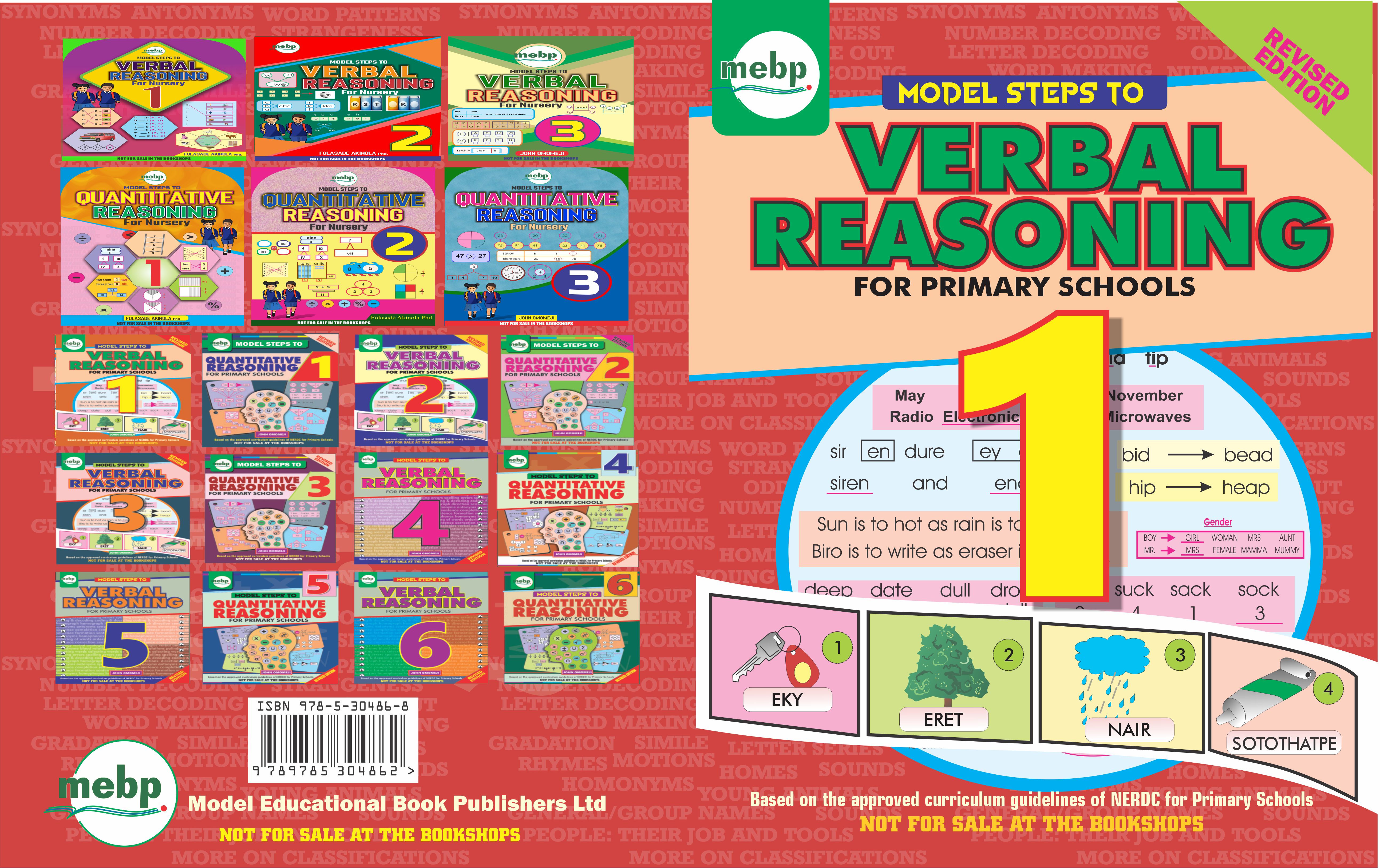 MODEL STEPS TO VERBAL REASONING FOR PRIMARY SCHOOLS 1