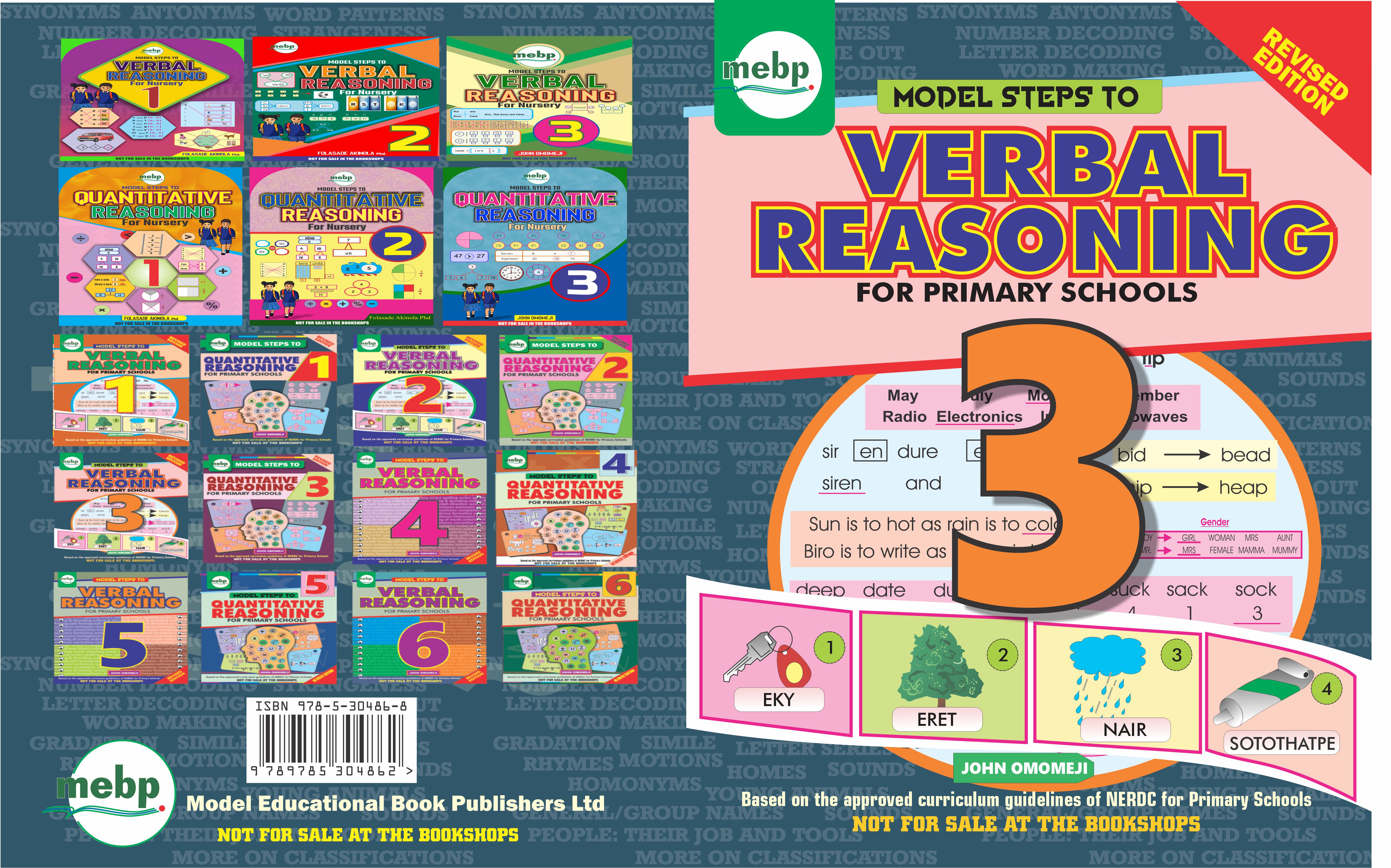 MODEL STEPS TO VERBAL REASONING FOR PRIMARY SCHOOLS 3