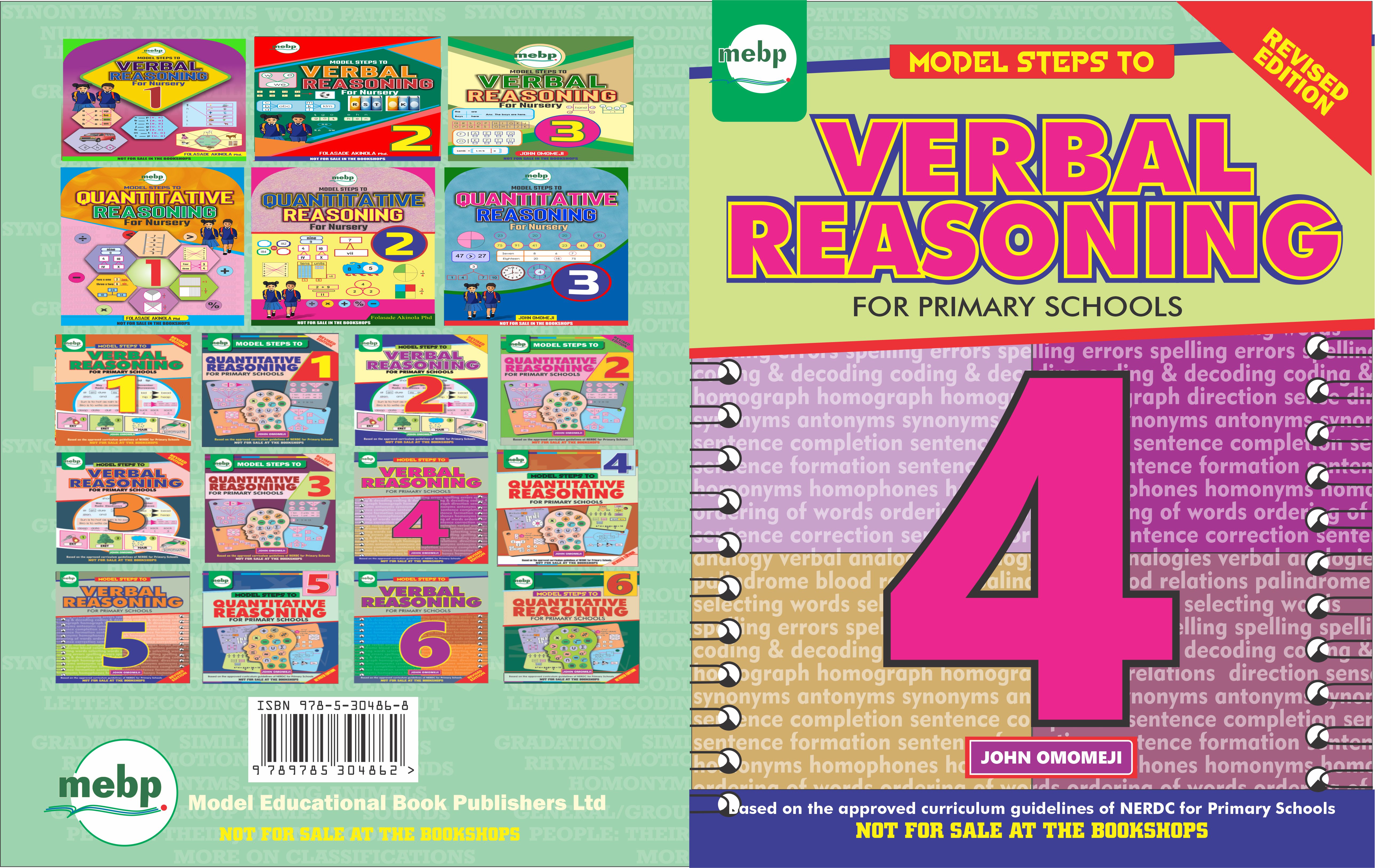 MODEL STEPS TO VERBAL REASONING FOR PRIMARY SCHOOLS 4