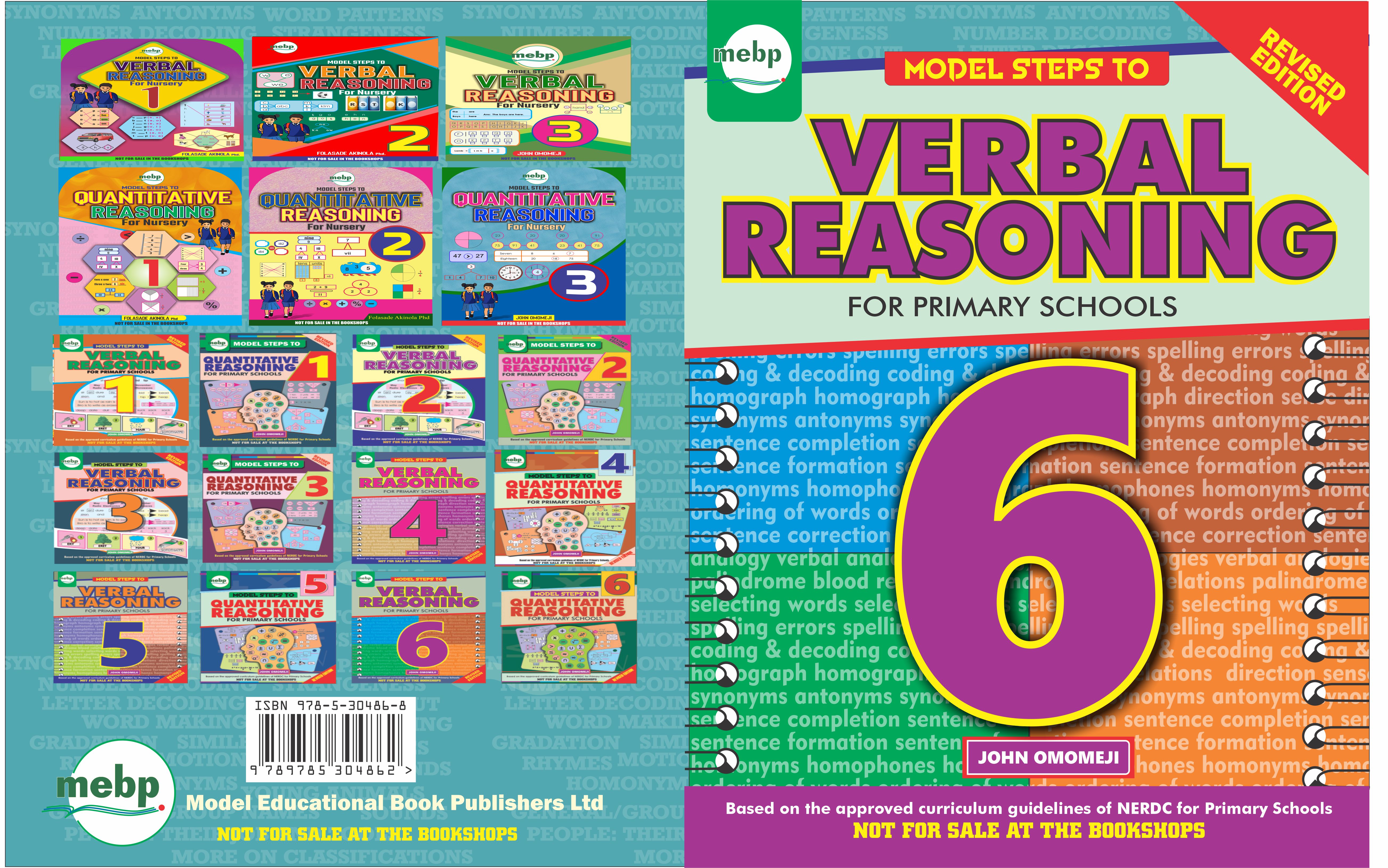 MODEL STEPS TO VERBAL REASONING FOR PRIMARY SCHOOLS 6